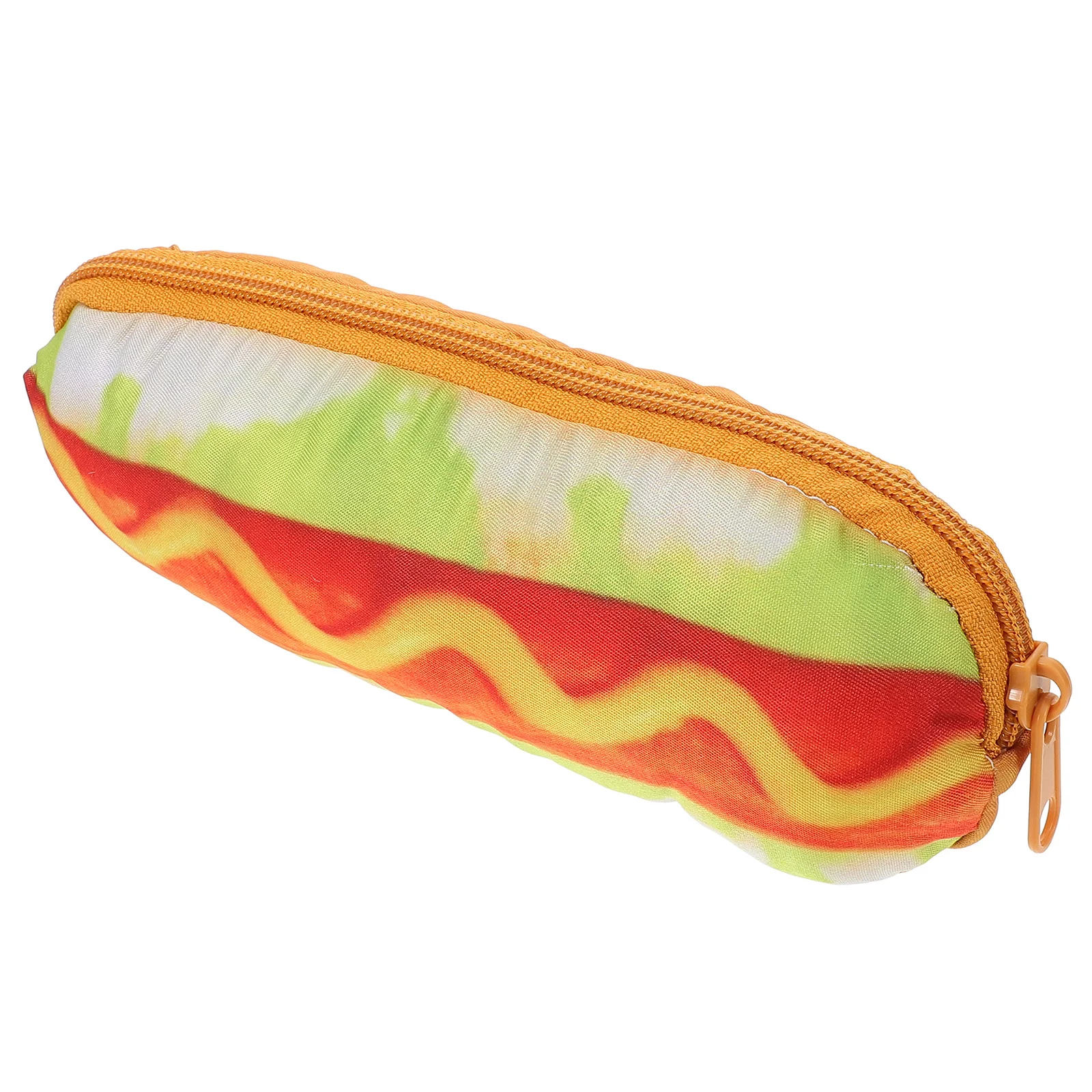 لطيف هوت دوج حقيبة أقلام رصاص سعة كبيرة مقاوم للماء طالب القرطاسية الحقيبة للأقلام أقلام الرصاص الحكام فرش ماكياج مريحة