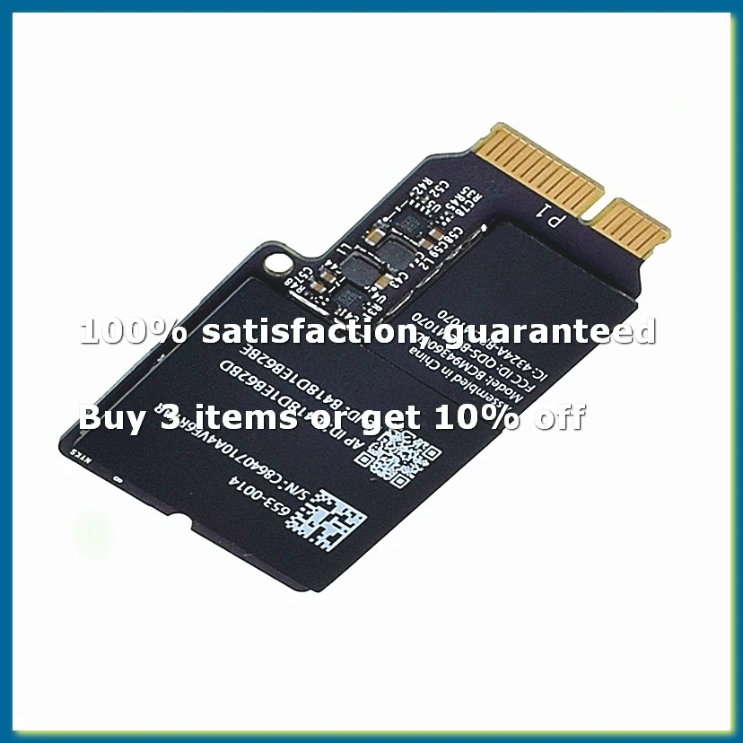 A82Z-1750Mbps Dual Band Broadcom BCM94360CD WiFi Bluetooth Card 2.4GHz/5GHz BT 4.0 Wireless Module for Hackintosh