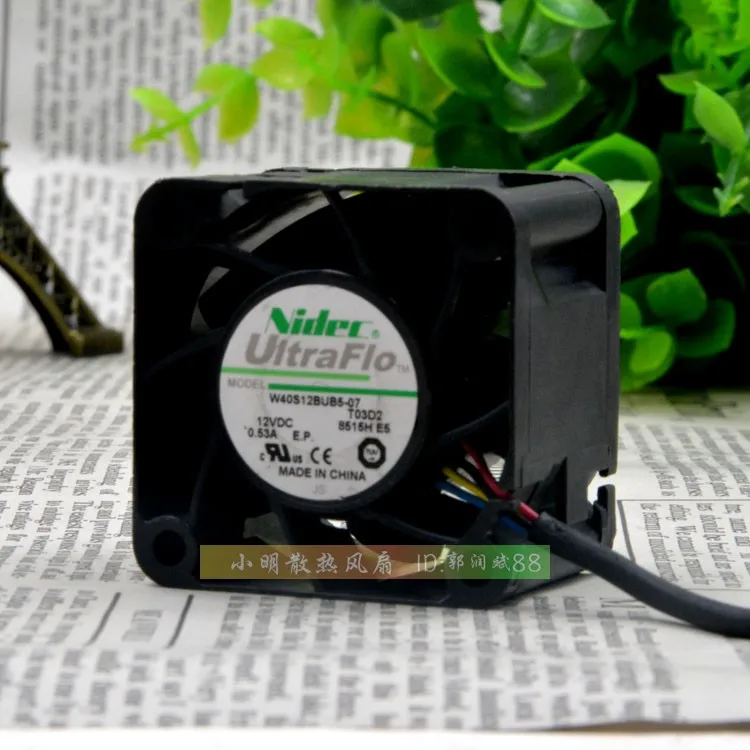 

НОВЫЙ ОРИГИНАЛЬНЫЙ ОХЛАЖДАЮЩИЙ ВЕНТИЛЯТОР 12 В 0,53 А W40S12BUB5-07 РАЗМЕР: 4028