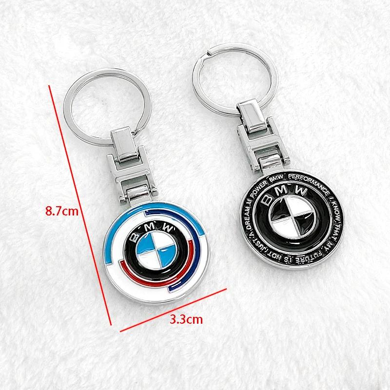 BMW Metal Keychain com estilo de emblema, carro e motocicleta Keyring, presente de moda, novo, M E90, G26, E60, E46, F10, F30, E39, E36, F20