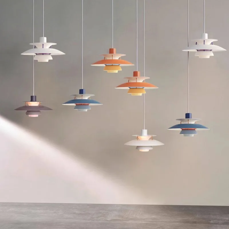 

Danish Design Pendant Light Colorful Umbrella Led Hanging Lamp Live Room Simplicity Kitchen Paulsen High Quality Hanging Lamp
