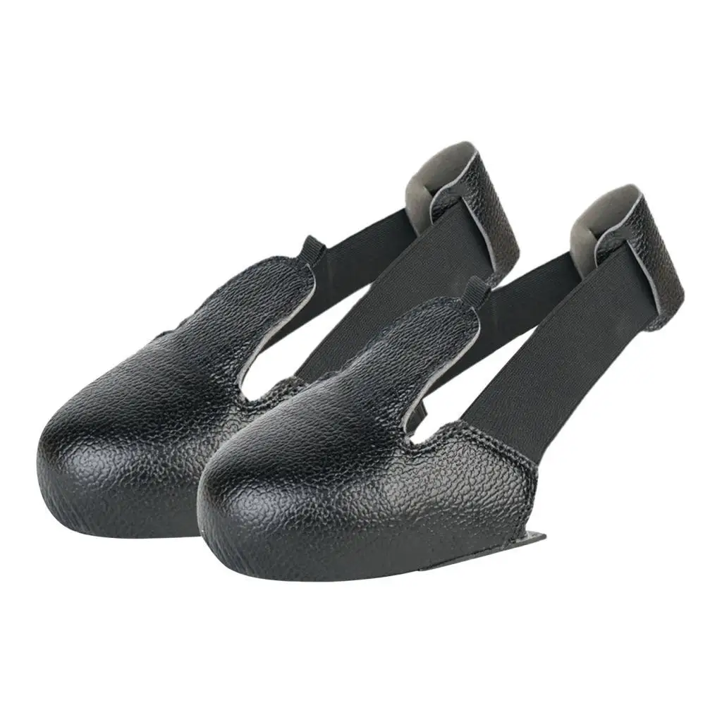 Universal Toe Cap Safety Overshoes for Men Leather Anti Smash Covers with Adjustable Strap for Factory Work