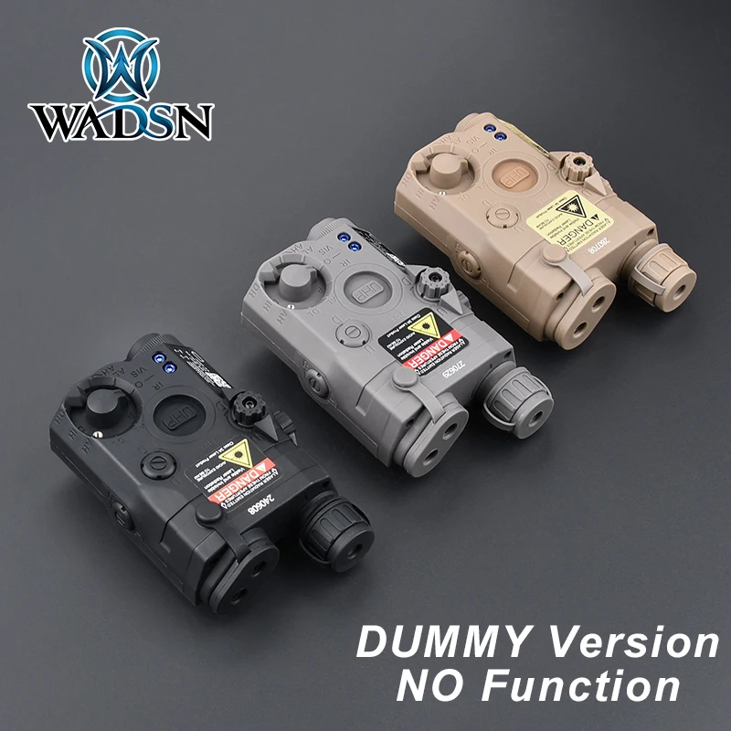 WADSN PEQ15 Tactical Laser Indicator Model Ornament Box DBAL-A2 NGAL Dummy NO Function 20mm Picatinny Rail Nylon Plastic Casw