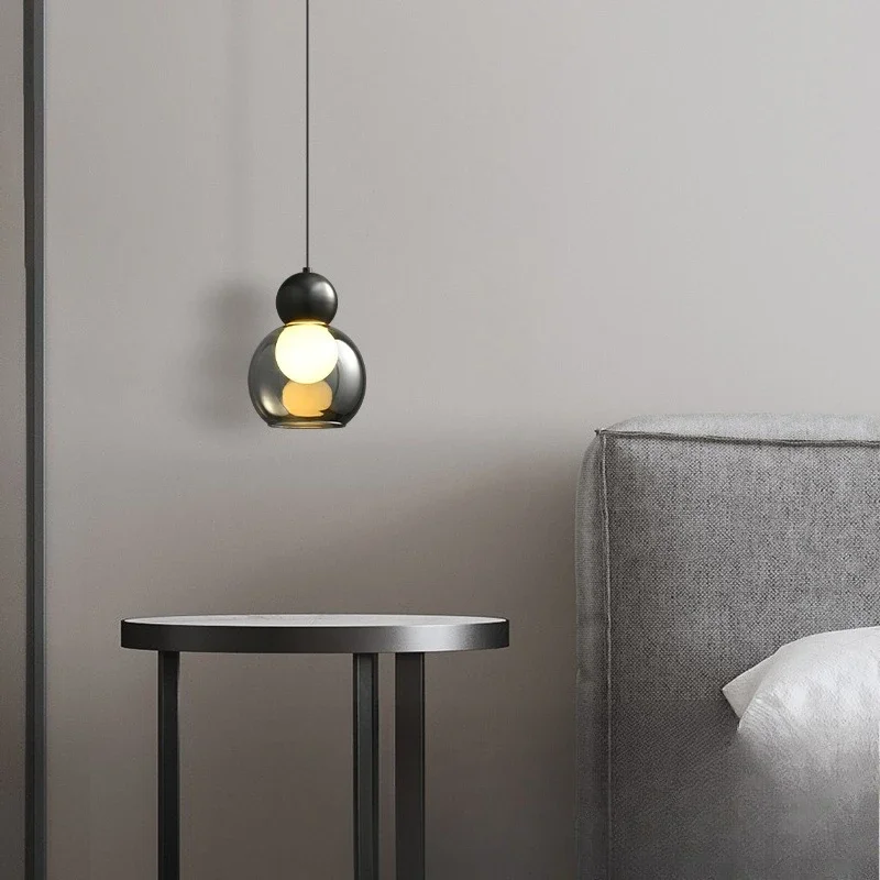 

Light luxury all-copper small chandelier modern simple bedroom bedside lamp