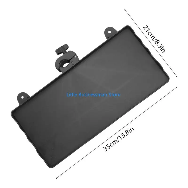 ABS-Schreibtisch-Organizer-Tablett für 3-mm-Rohre für Telefon-Streaming, Online-Klassen-Setups M76A – Detail 6
