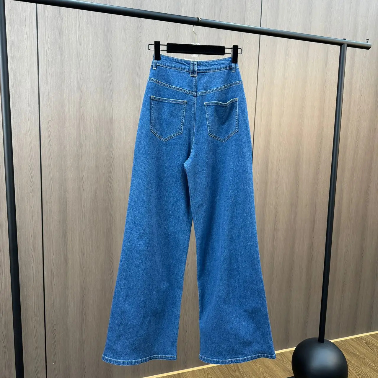 YUERWANG-Jean Long en Denim pour Femme, Pantalon Droit, Décontracté, à la Mode, Printemps Automne 2025