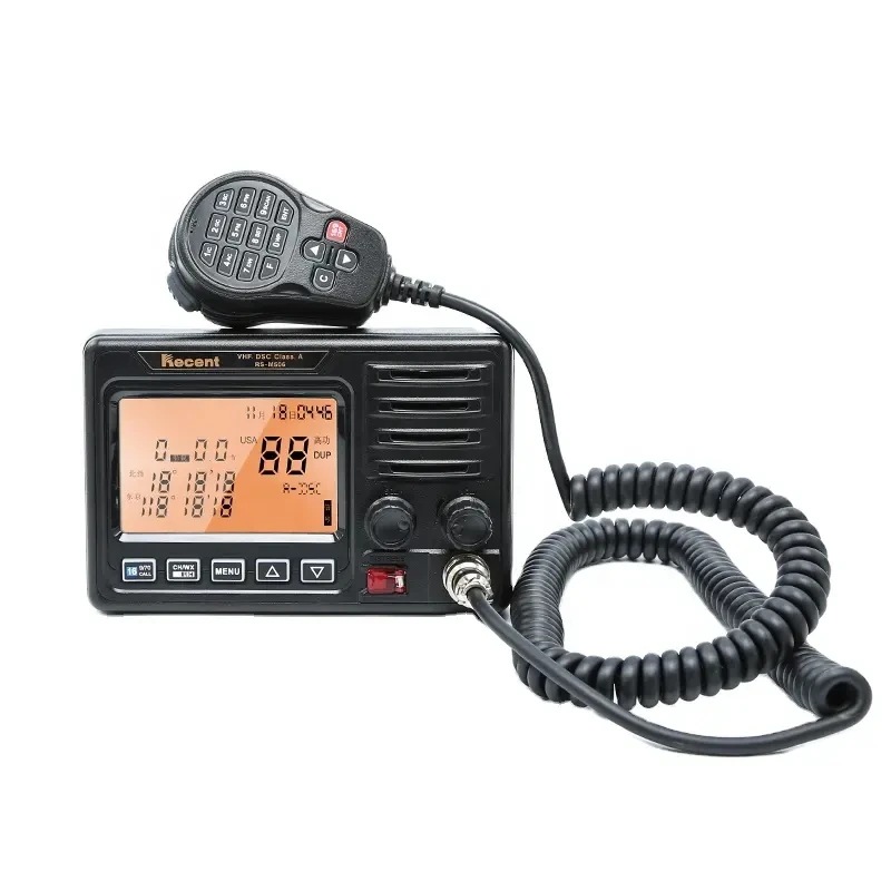 

Professional IPX7 waterproof RS M506 DSC Transceiver boat Car walkie talkie with GPS function ocean marine two way Mobile Radio