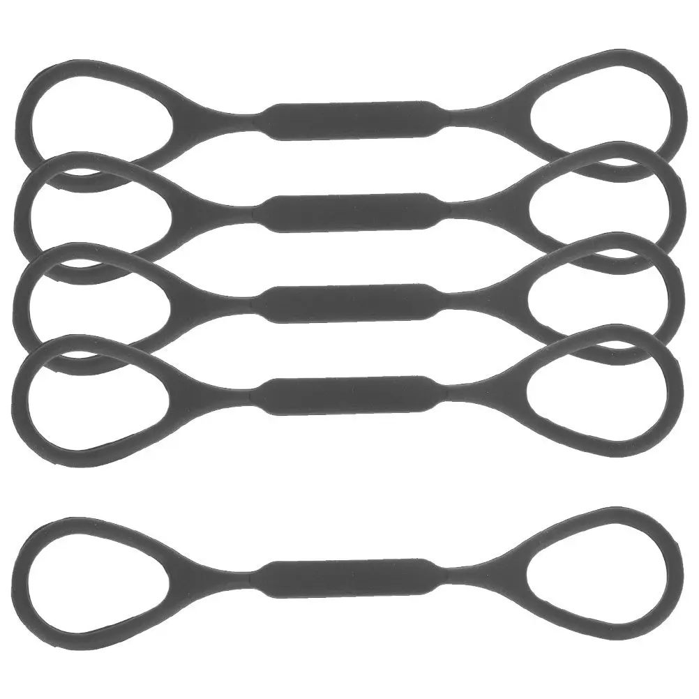 5 قطعة سدادات منزلق البوق سدادة سيليكون مرنة حلقة خفيفة الوزن مدمجة متينة غير قابلة للضبط سدادة منزلق البوق