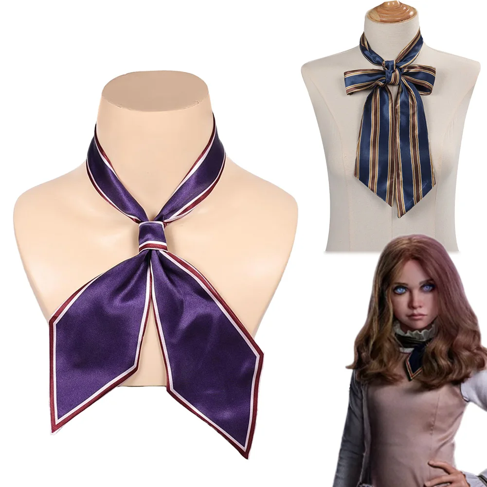 

Fancy Dress M3GAN 2 Neck Tie Cosplay For Women Ribbon Bow Tie 2025 Movie Costume Accessories Woman Girls Fantasia Props Gifts