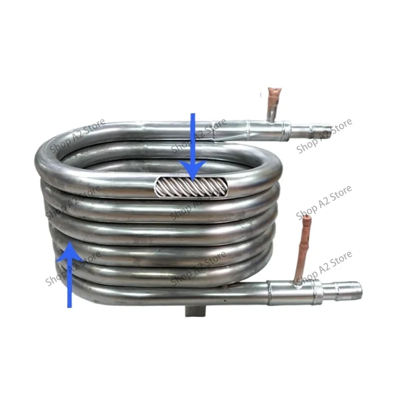 5HP 316 Stainless Steel Casing Heat Exchanger for Air Source Heat Pump