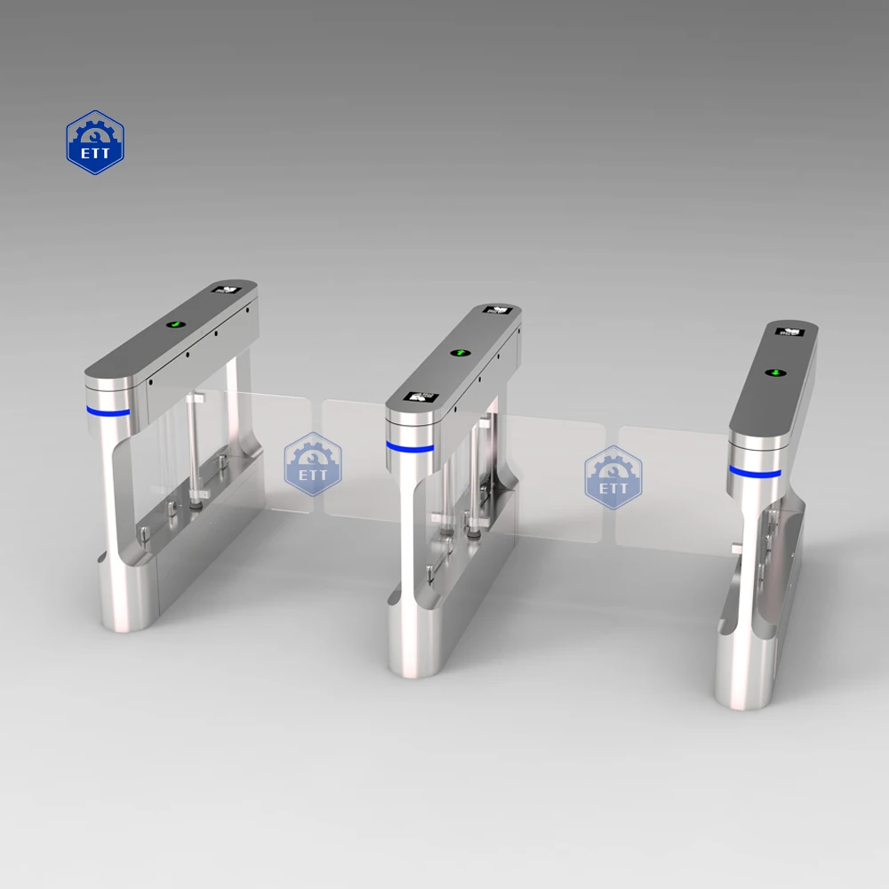 Security Turnstile Gate Automatic Swing Barrier Pedestrian Gate Access Control System suitable for  wheelchairs,  bicycle.