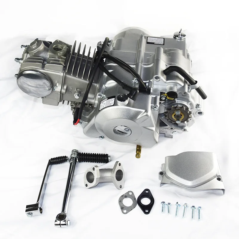 Aluminum cylinder 125CC hand clutch 4 speed off road vehicle engine monkey car motorcycle engine off road modification