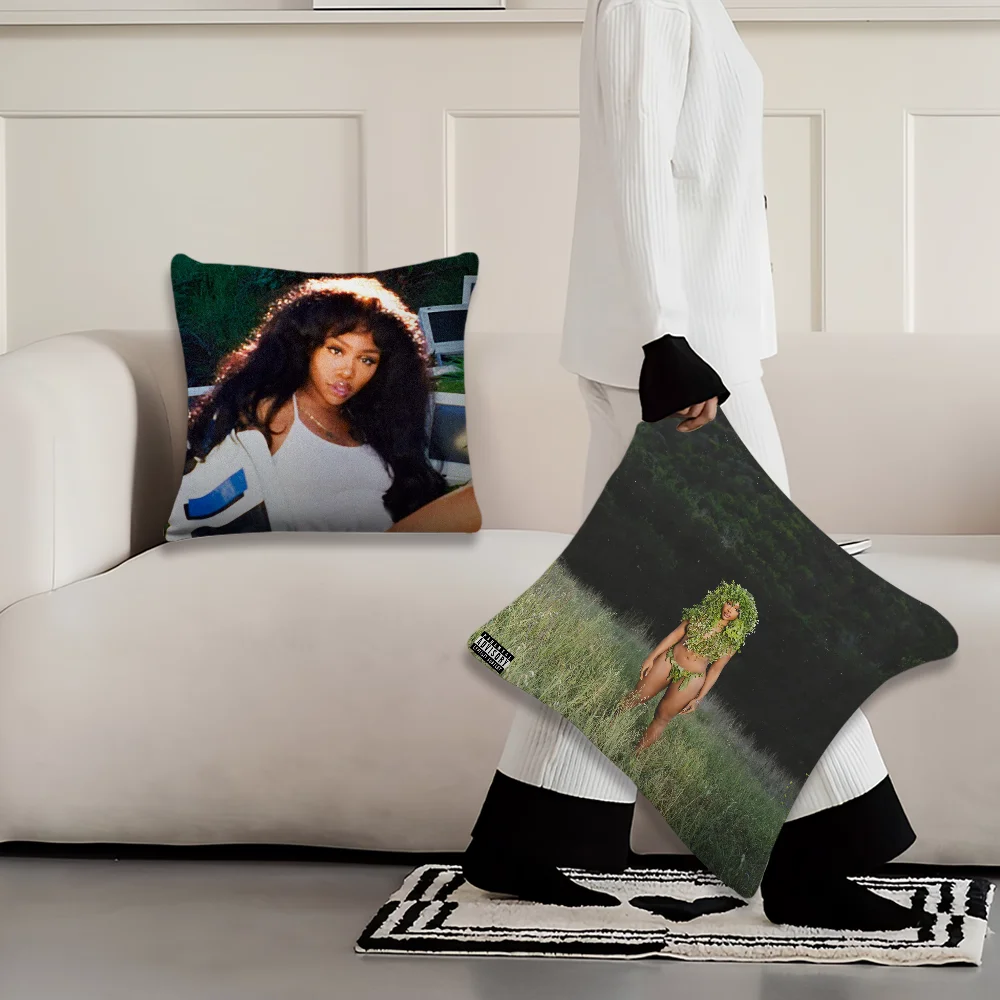 Singer SZA Saturn-Single SOS Lana Pillow Case Home Sofa living Room Office Shop Cover Comfort Decoration Nordic Simplicity