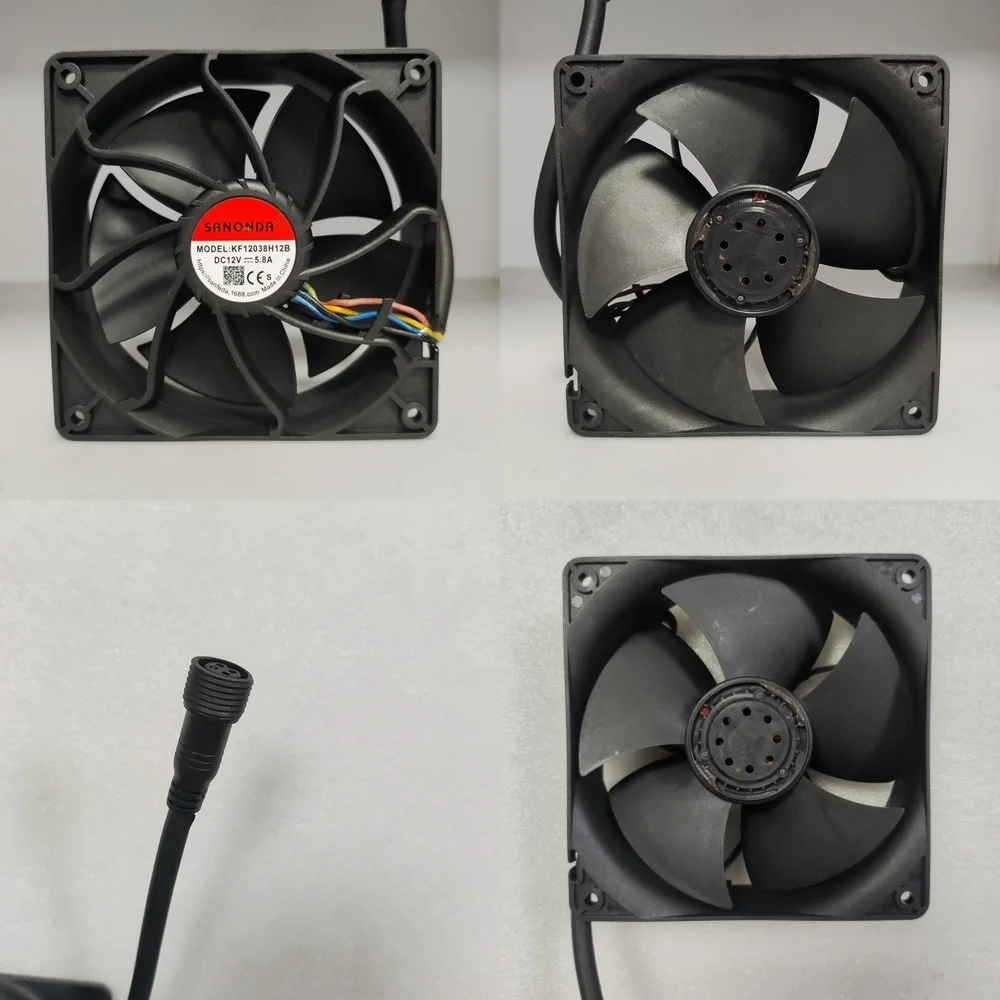 

Вентилятор охлаждения с регулируемой частотой вращения 12038 12В 5.8А для сельскохозяйственной техники, шкафов и корпусов, высокоскоростной, для отвода тепла