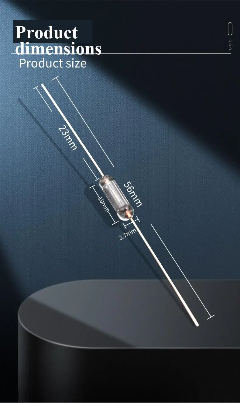 200 Stück 3 * 10MM Glasrohrsicherungen mit Lötansätzen 250V F0.5A 1A 2A 3A 5A Umweltfreundlich Schnell auslösend – Detail 3