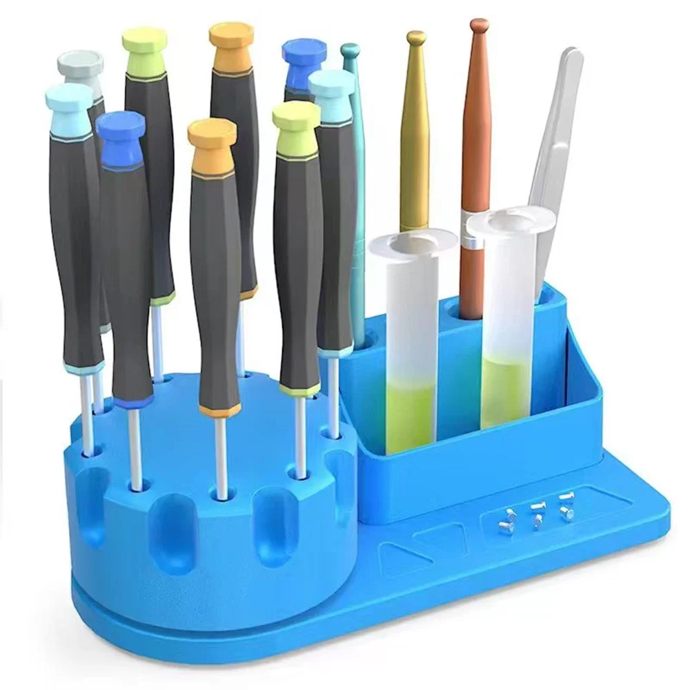 Multi-function Screwdriver Storage Holder Rotating Box ,Repair Tools Storage Box For Desktop, Tools Rack Screwdriver Stand