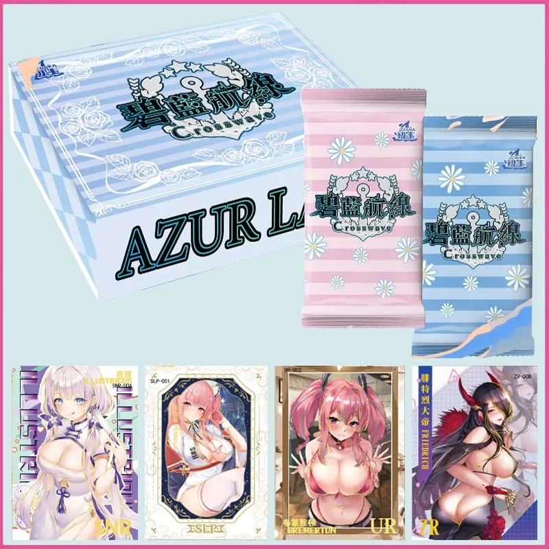 

2024 Goddess Story Cards Azur Lane:crosswave Sgr Slp Rare Cards Anime Girls Party Swimsuit Bikini Feast Booster Box