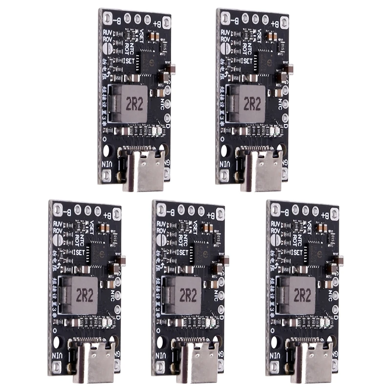 

3.7V 2S Lithium Battery Charging Boost Module Type-C Support QC Fast Charging With Balanced Charge LED Indicator