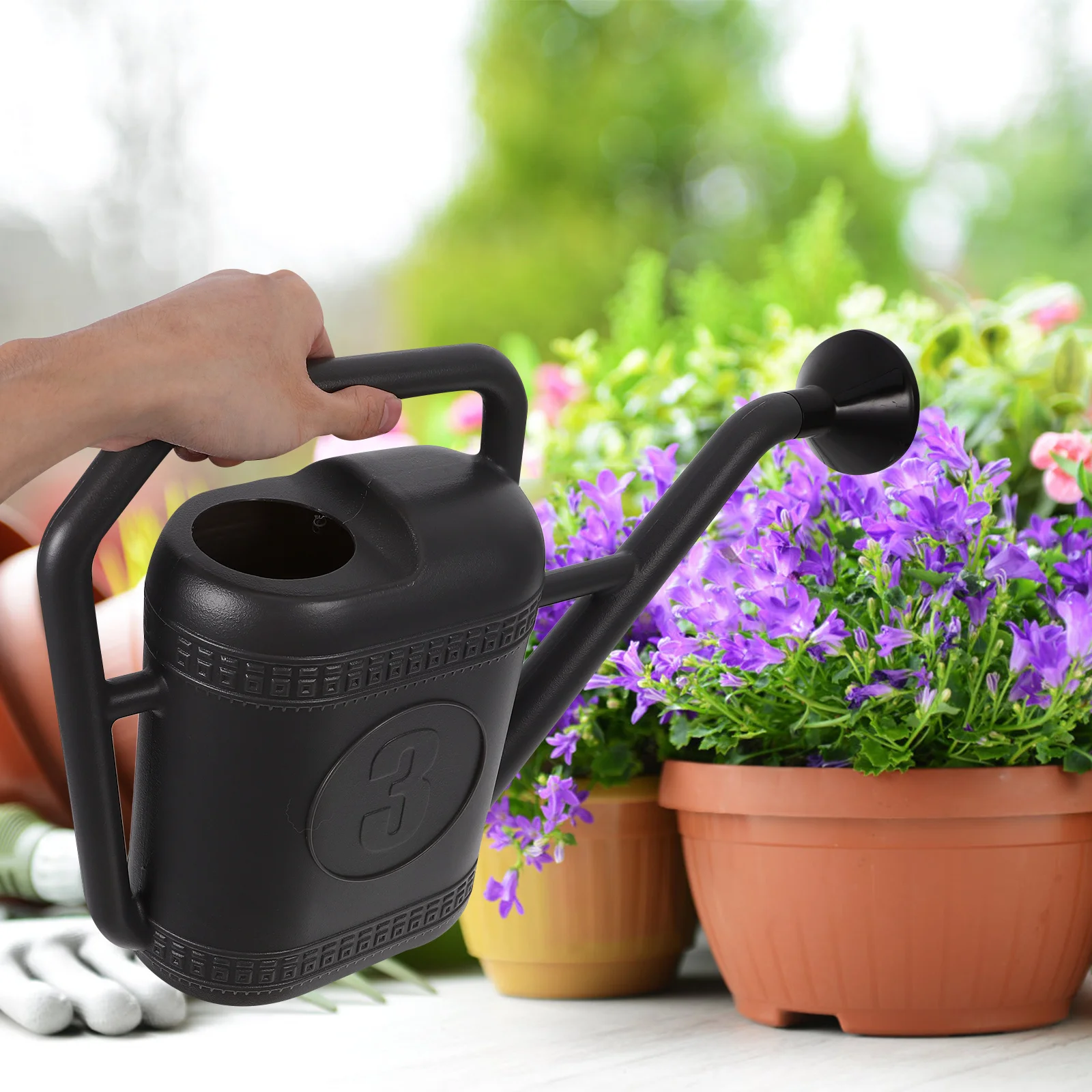 

Garden Watering Can Long Spout Precision Watering Multi-Functional Spray Kettle Indoor Outdoor Plants Portable Durable