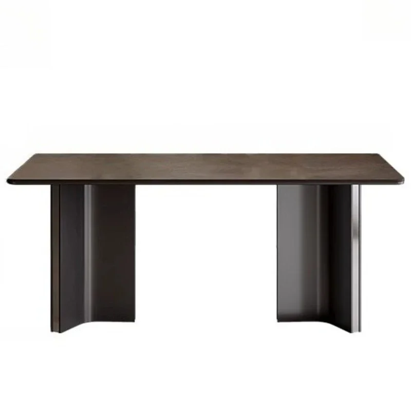 Light Luxury Minimalist Dining Table Modern Simple Designer Unusual Aesthetics Table Comfortable High Quality Mesa Furniture
