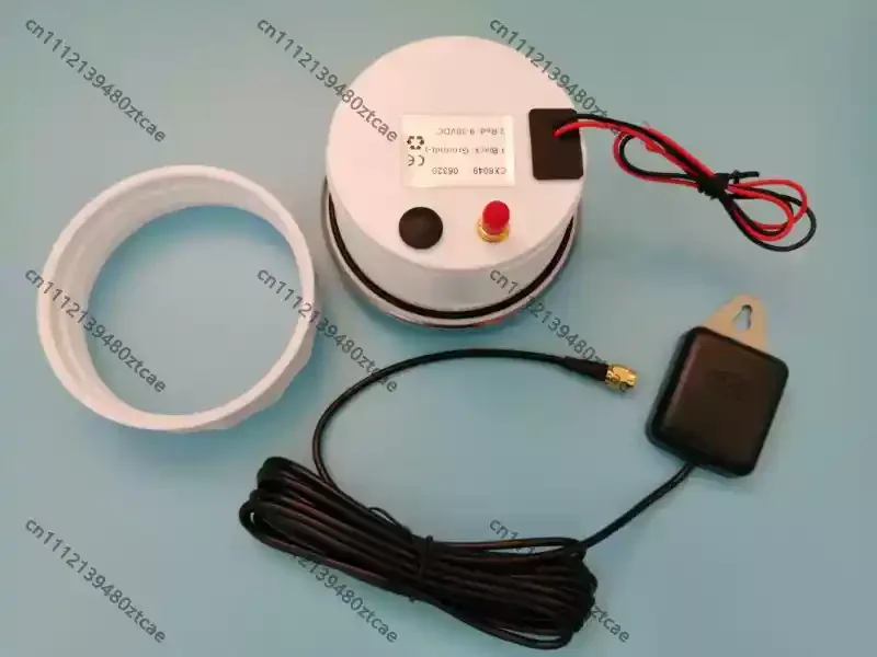 Vehicle & Marine GPS Speed Gauge, 30-200km/h Odometer With GPS Antenna, Car Boat Digital Mileage Dashboard Meter