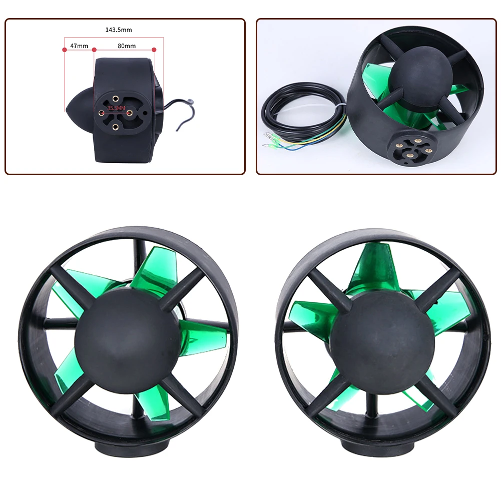 

Двигатель-привод 155ROV CW для подводных робототехнических проектов, совместимый с аккумуляторами 6S-13S, диапазон напряжения 24В-48В