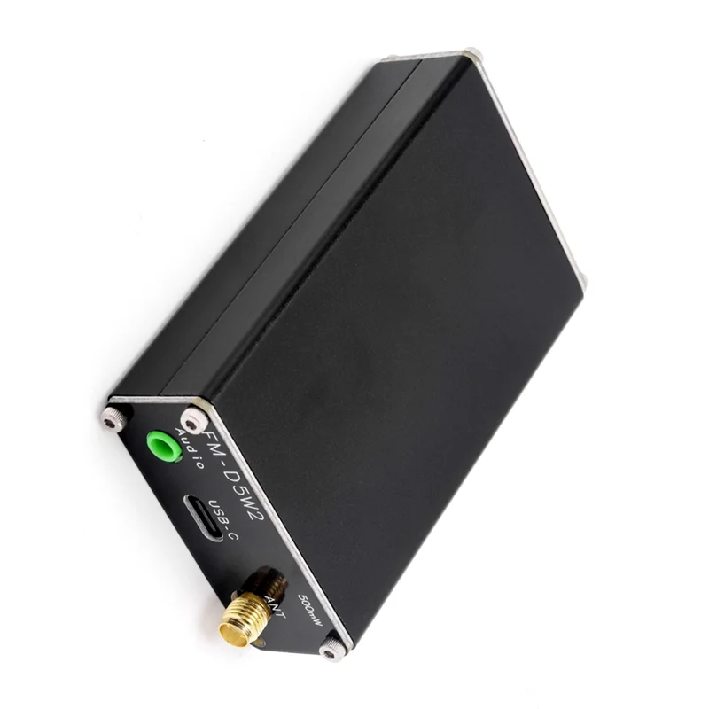 

Y45A-0.5W FM Transmitter 76-108Mhz 500Mw High-Power Stereo Broadcast Device Type-C Interface 2000M Range