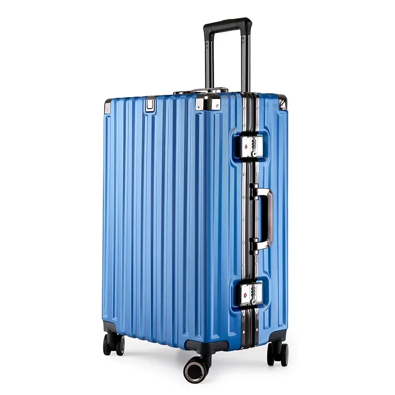 

20 Carry-on Box Aluminum Frame Rolling LuggageTravel Suitcase Unisex Student Trolley Case Large Capacity Trunk Universal Wheel