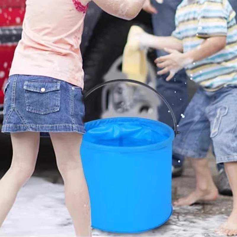 Sauveillance seau sable pliable pour les enfants Voyages plage d'été jeu piscine