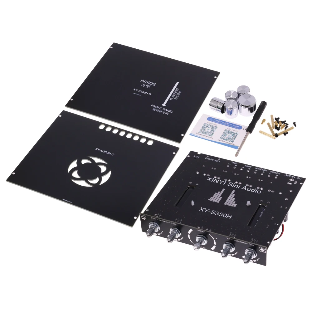 XY-S350H 2.1 Channel TPA3251 Bluetooth Power Amplifier Board Module High And Low Subwoofer 220W*2 + 350W