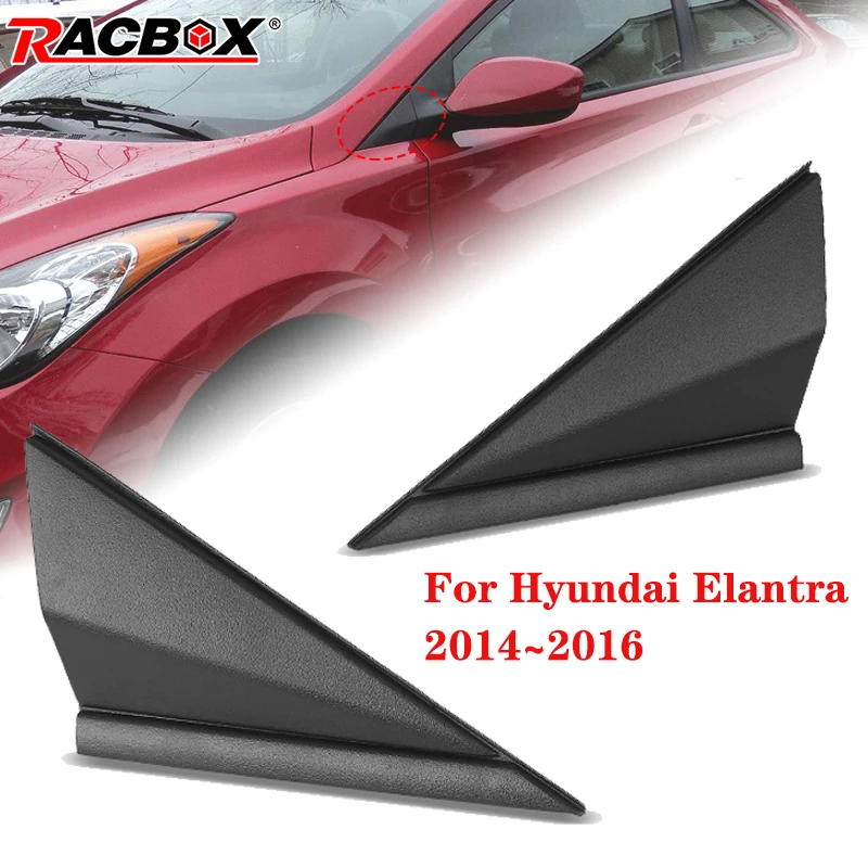 Front Window Triangle Molding Plate for For Hyundai Elantra 2014 2015 2016 Front Fender Pillar Trim Mirror Corner 861803X500