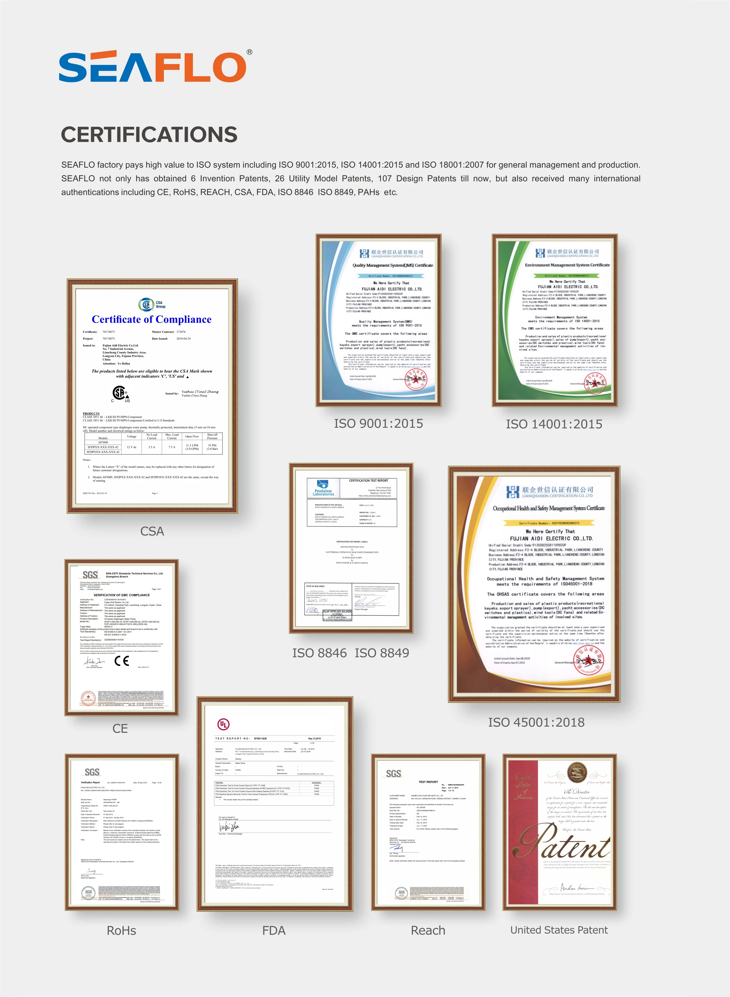 12v 5.0gpm 70psi Dc Solar Mini bomba de água de alta pressão para lavagem de carros RV Marine