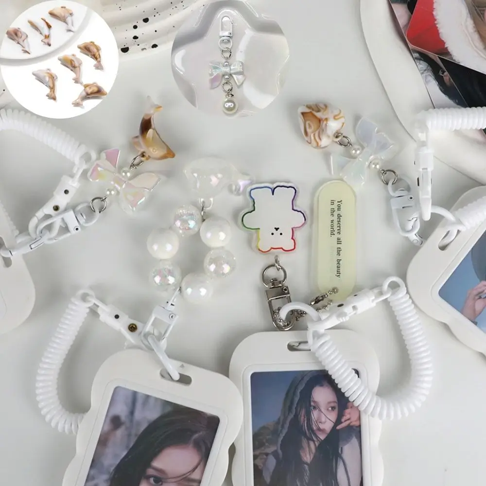 New Photocard Holder Photo Card Holder Keychain Bag Pendant School Stationery Girls Photocard Holder Idol Card Collect Organizer