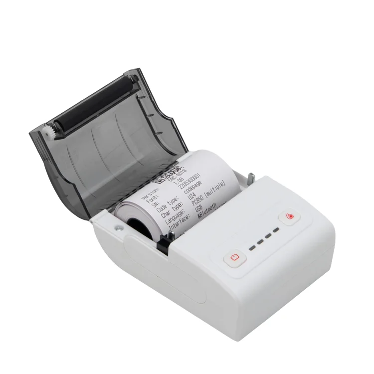 Stampante Termica Portatile 58mm Mini Wireless Bluetooth per Android, per Scontrini e Prezzi