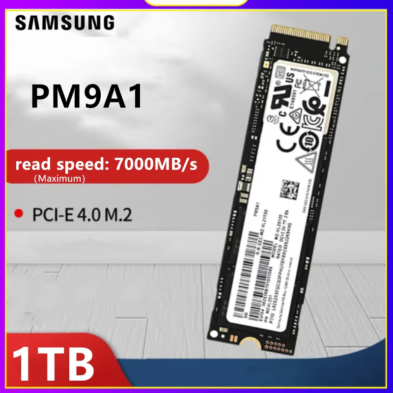 SAMSUNG SSD PM9A1 m.2 NVMe PCle4.0 1TB built-in solid-state drive