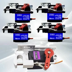 High quality waterroof Servo for RC Multimotor toy QX Servo 20kg 25KG 30KG 35KG high torque Digital Weightlifting device