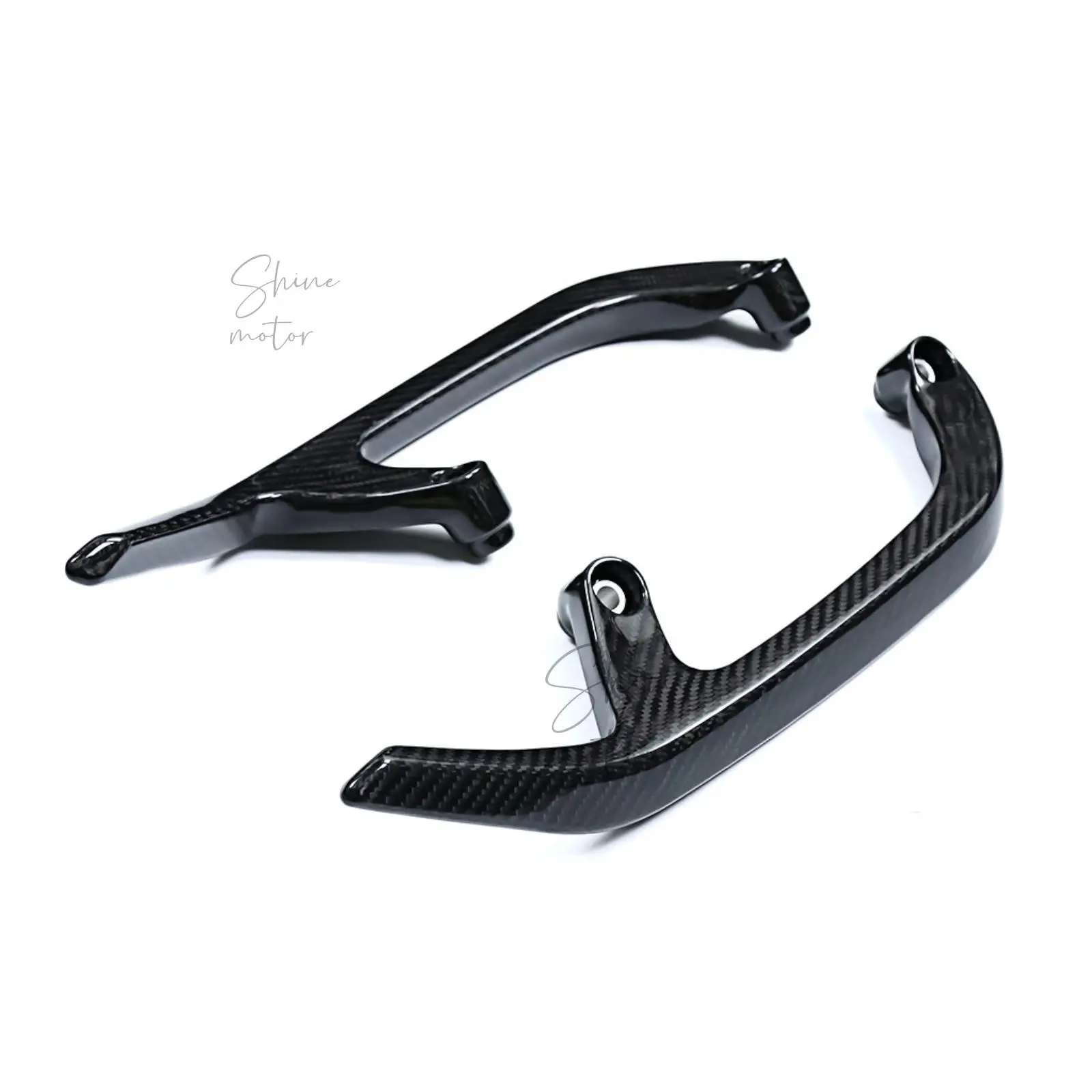 For Yamaha TMAX530 XP530 2012-2015 Rear Passenger Seat Handle Grab Bar Rail Real Carbon Fiber Armrest