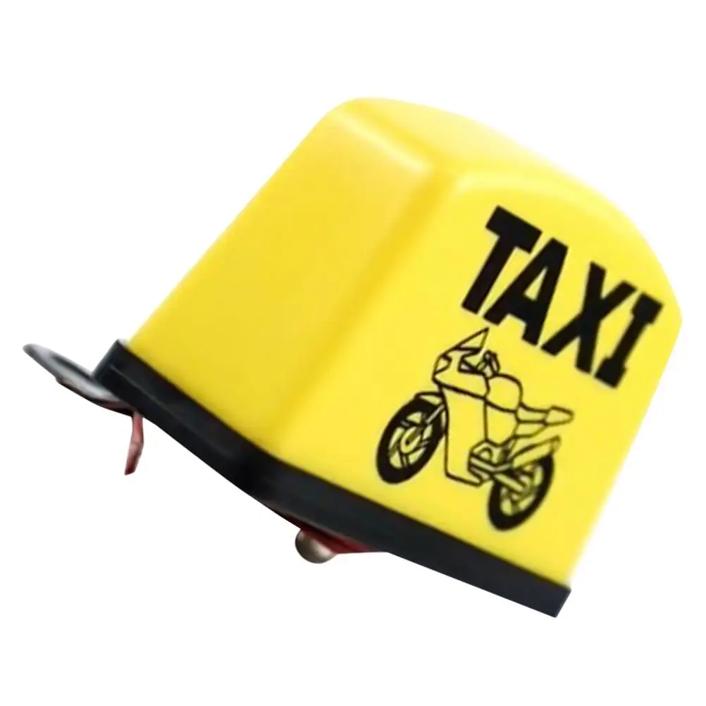 

Motorcycle Decorative Lights 12v Yellow Mirror Mount Taxi Indicator License Plate LED Round Signal Car Topper Trailer Signs