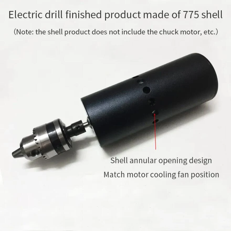 775 motor housing with vent housing DIY mini electric drill electric grinder accessories miniature handheld electric drill