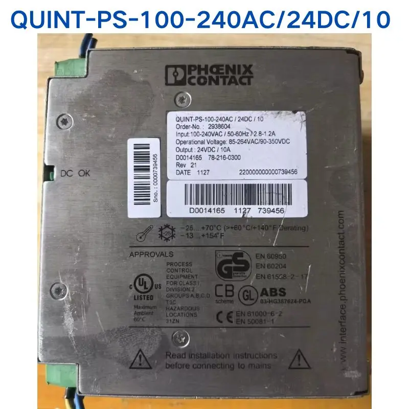 For PHOENIX Power Supply QUINT-PS-100-240AC/24DC/10  2938604