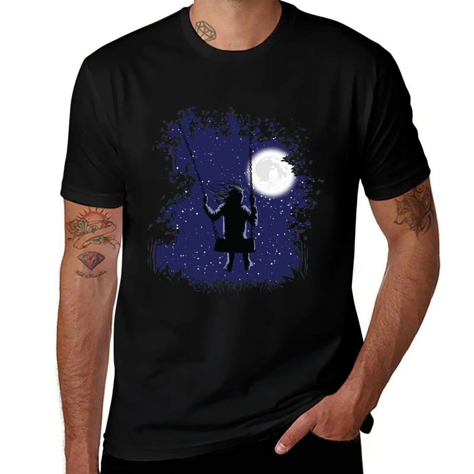 T-shirt décontracté Night Swing Tranquility pour les vacances d'été
