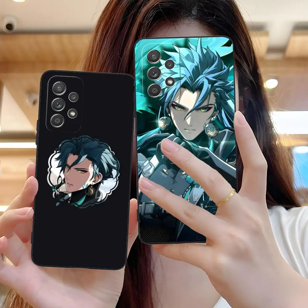 Wuthering Waves Jiyan Phone Case for Samsung Galaxy M55 54 42 35 34 33 32 23 22 15 14 13 12 F55 5G Colour Cover Pretty Luxury