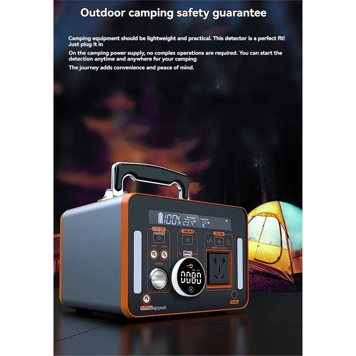 Y69A Mini USB Plug-in Carbon Monoxide Alarm Detector CO Gas Detector Air Quality Monitor for Home/Hotel/Travel/Office/RV