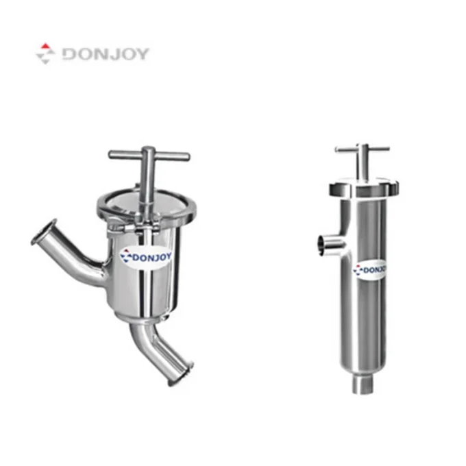 DONJOY sanitary angle type stainless steel filters cartridge filters water filters