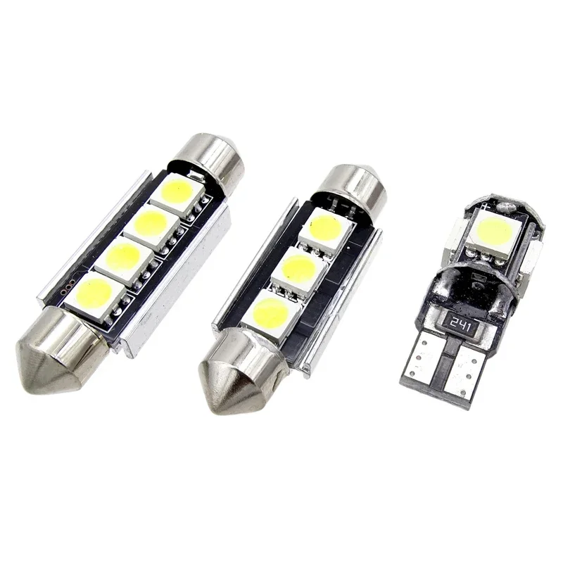18 Pcs Canbus No Error LED Lamp Car Bulbs Interior Package Kit For 2004-2010 BMW X3 E83 Map Dome Trunk Door Plate Light