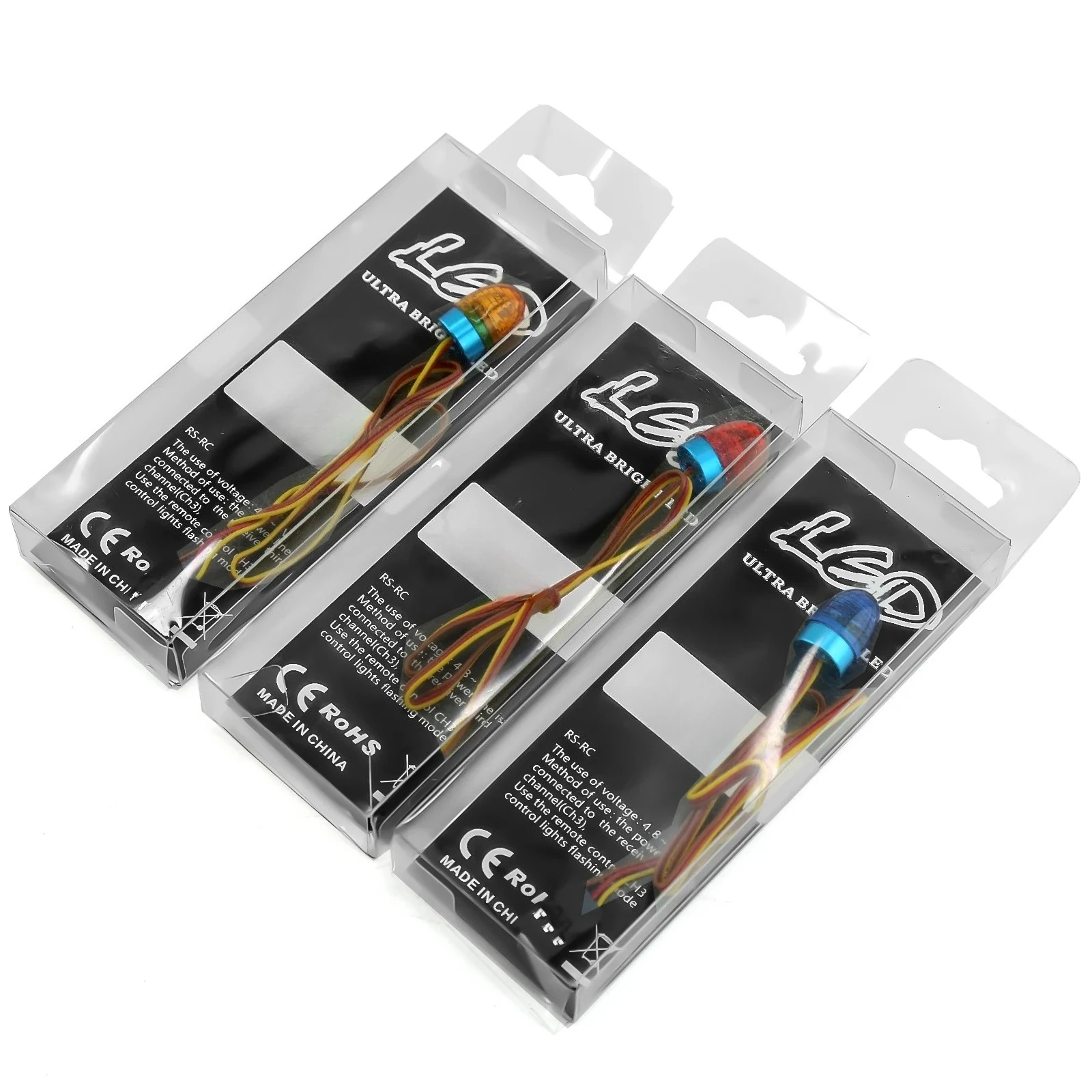 Multi-function LED Lamp Strobing-blasting/Flashing/Rotating Light for 1/10 RC Model Car 1:14 Tamiya Tractor RC Engineering Truck