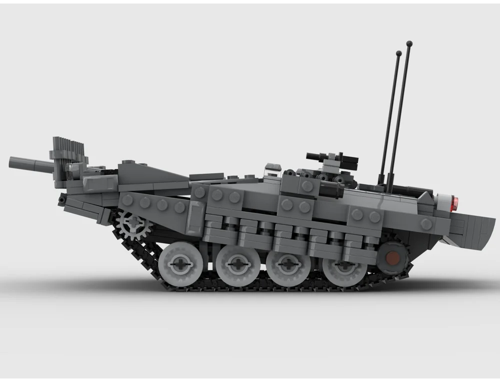 814ピース MOC ブロック テクニック Strv 103 S戦車モデル DIY パズル 組み立ておもちゃ クリスマスギフト 子供 大人向け