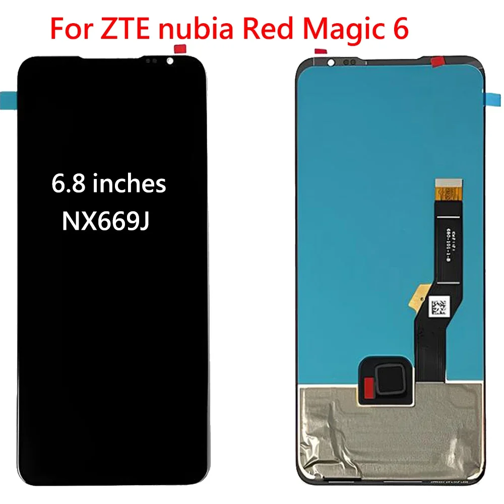 AMOLED For ZTE nubia Red Magic 7 8 Pro 8S Plus 9 Pro 3 3S 5G 5S 6R 6 6S Pro Z40 Z50 Z60 Ultra LCD Display Touch Screen Assembly