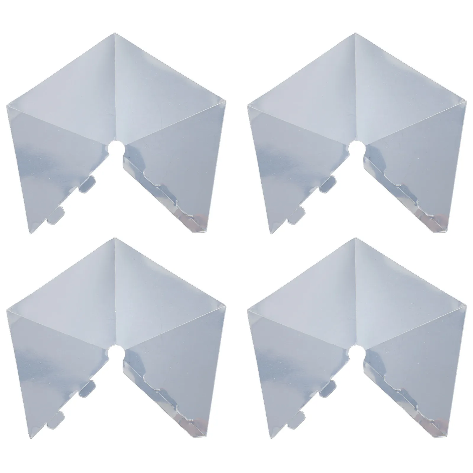 4Pcs 3D Holographic Projection Display Stand Projector Portable Mini Phone Projector Optical Experiment Kit Student Experiment