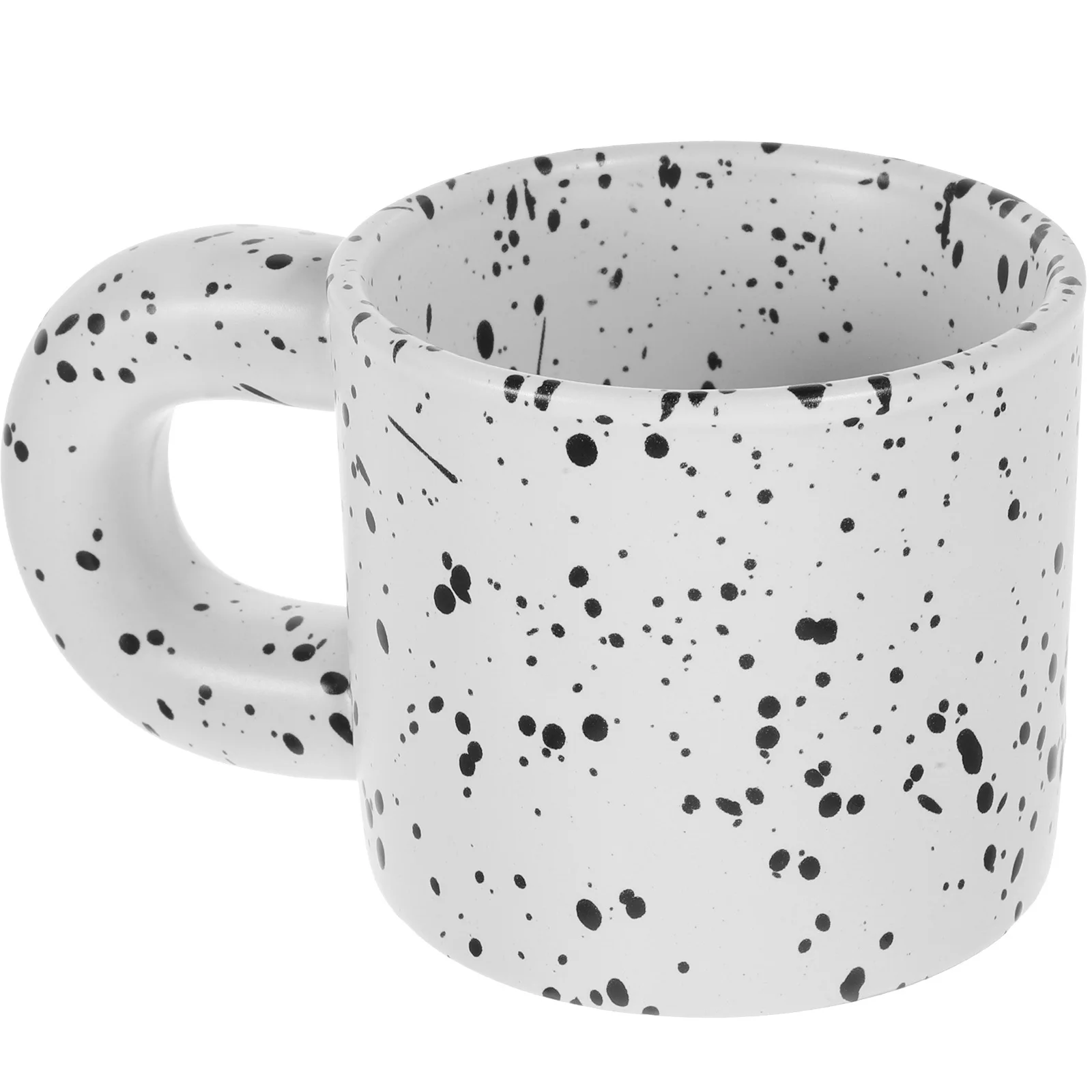 

Aesthetic Ceramic Mug Ergonomic Handle Comfortable Grip Material Suitable for Coffee Tea Milk Water Soda Cocktail